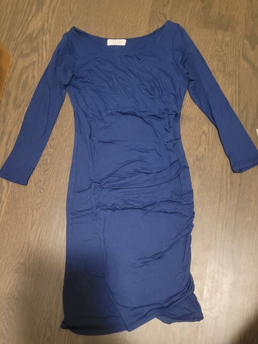 Velvet by Graham & Spencer Gauzy Whisper Ruched Dress